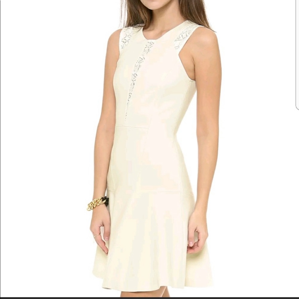 Rebecca Taylor Lance Ponte Ivory Dress
